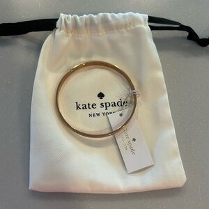Kate Spade rose gold bangle